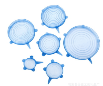 6-piece stretch siliconecover (Option: Blue-2 Set)